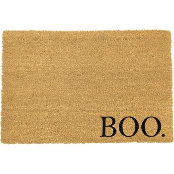 Covoraș intrare din fibre de cocos Artsy Doormats Boo, 40 x 60 cm, negru