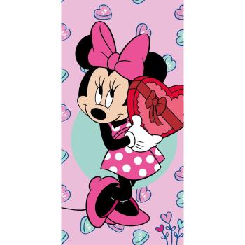 Prosop  pentru copii roz din frotir 70x140 cm Minnie – Jerry Fabrics