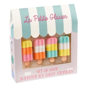 Set de 3 gume de șters / radiere Ice Lolly - Rex London