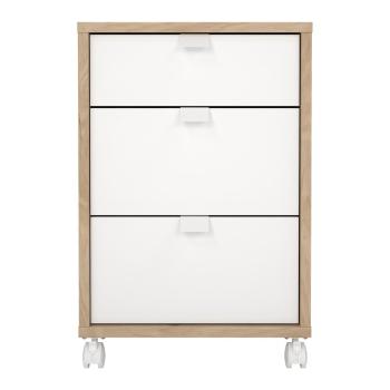 Dulap alb/cu aspect de lemn de stejar 41x61 cm Sign – Tvilum