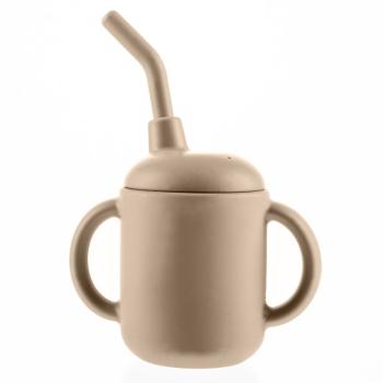 Zopa Silicone Mug ceasca 2 in 1 Sand Beige 1 buc