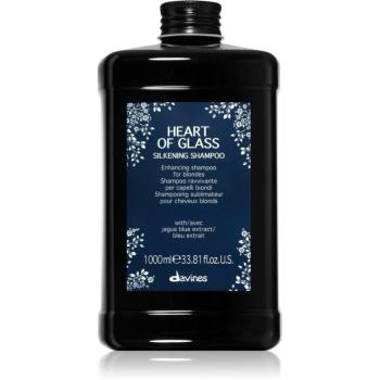 Davines Heart of Glass Silkening Shampoo sampon de curatare delicat pentru par blond 1000 ml