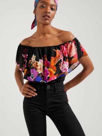 Desigual Flower Body Negru