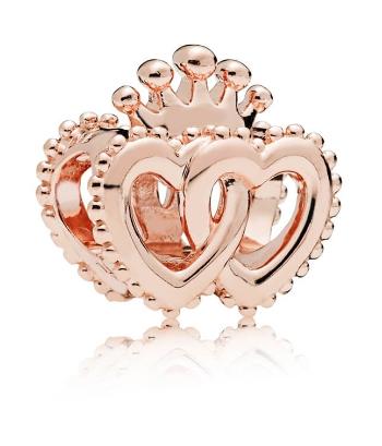 Pandora Mărgea romantică de bronz Inimă regală 787670