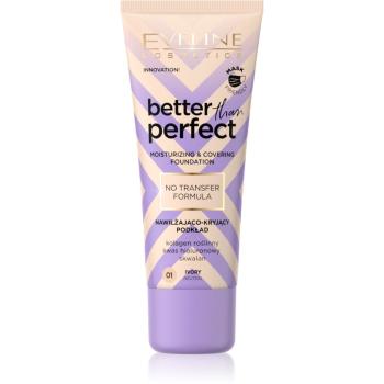 Eveline Cosmetics Better than Perfect acoperire make-up cu efect de hidratare culoare 01 Ivory Neutral 30 ml