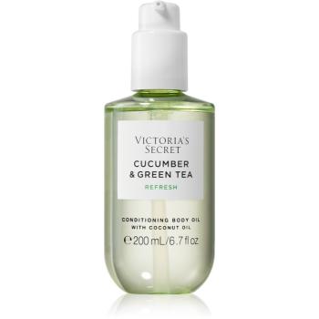 Victoria's Secret Cucumber & Green Tea ulei pentru corp pentru femei 200 ml