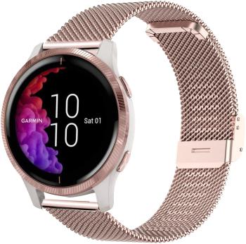 4wrist Curea milaneză pentru Garmin 20mm - Rosegold