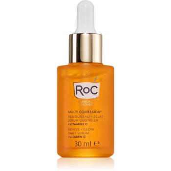 RoC Multi Correxion Revive + Glow ser stralucire cu vitamina C pentru față și gât 30 ml