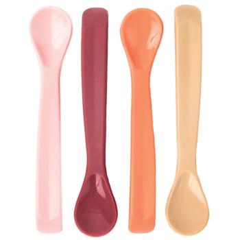 Tiny Twinkle Silicone Baby Spoons linguriță Girl 4 buc