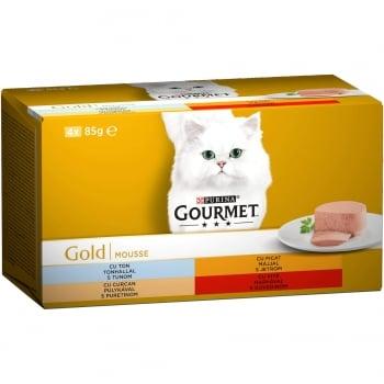 Gourmet Gold Mousse Multipack 4 x 85 g