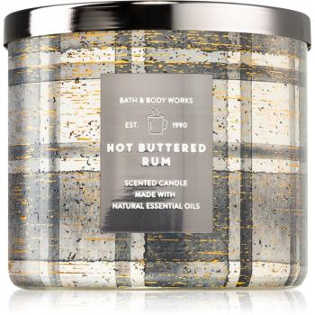 Bath & Body Works Hot Buttered Rum lumânare parfumată 411 g