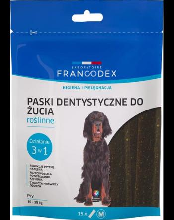 FRANCODEX Benzi de ros pentru caini M impotriva respiratiei neplacute 352,5 g/15 buc