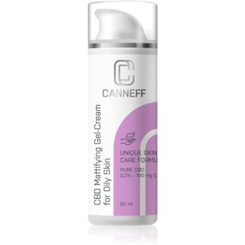 Canneff Balance CBD Mattifying Gel-Cream crema gel pentru tenul gras, predispus la acnee 50 ml