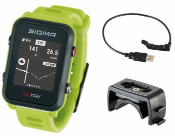 Sigma Monitor ritm cardiac iD.TRI BASIC Neon Green 24220