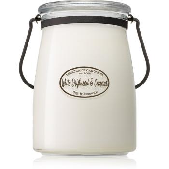 Milkhouse Candle Co. Creamery White Driftwood & Coconut lumânare parfumată  Butter Jar 624 g