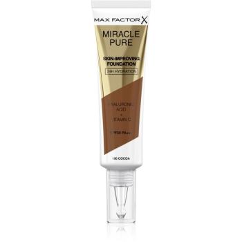 Max Factor Miracle Pure Skin machiaj persistent SPF 30 culoare 100 Cocoa 30 ml