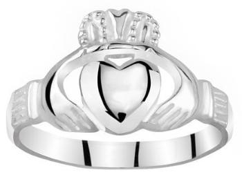 Silvego Inel de damă din argint sterling Claddagh ZTR96391 57 mm