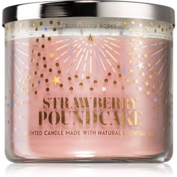 Bath & Body Works Strawberry Pound Cake lumânare parfumată 411 g