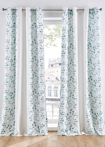 Draperie cu print floral (1buc.)