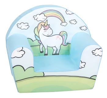 Scaun pentru copii Unicorn și curcubeu