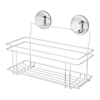 Raft pentru baie argintiu autoadeziv din metal Bestlock Bath – Compactor