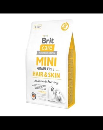 BRIT Care Mini Grain Free Hair&amp;Skin hrana uscata caini talie mica cu par lung 14 kg (2 x 7 kg)