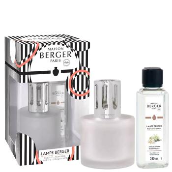 Maison Berger Paris Set cadou lampă catalitică Illusion abies concolor 250 ml + reumplere Neagră Angelika Black Angelika 250 ml