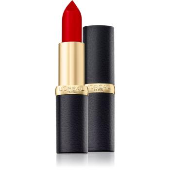 L’Oréal Paris Color Riche Matte ruj hidratant cu efect matifiant culoare 347 Haute Rouge 3.6 g