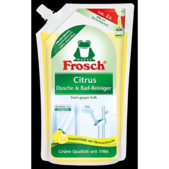 Frosch ECO Cleaner pentru baie și duș cuLămâie - cartuș de schimb, 950 ml