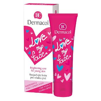 Dermacol Cremă de regenerare și strălucire pentru pielea tânără cu fructe de zmeură și pădure Love My Face (Brightening Cream) 50 ml