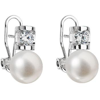 Evolution Group Cercei de argint eleganți cu perle de râu reale 21018.1 alb