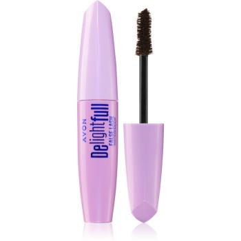 Avon DelightFull False Lash rimel pentru alungire rezistent la apă culoare Lava Brown 10 ml