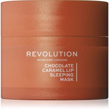 Revolution Skincare Lip Mask Sleeping mască hidratantă pentru buze aroma Chocolate Caramel 10 g