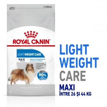 Royal Canin Maxi Light Weight Care Adult, pachet economic hrană uscată câini, managementul greutății, 10kg x 2