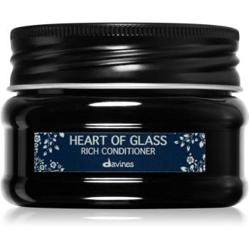 Davines Heart of Glass Rich Conditioner balsam pentru indreptare pentru par blond 90 ml