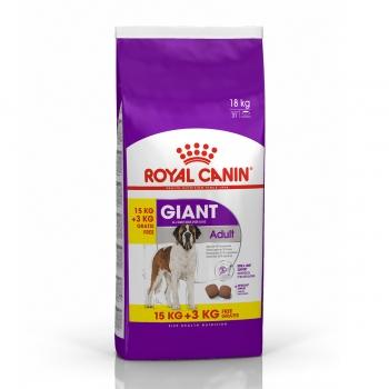 ROYAL CANIN Giant Adult, hrană uscată câini, 15kg+3kg GRATUIT