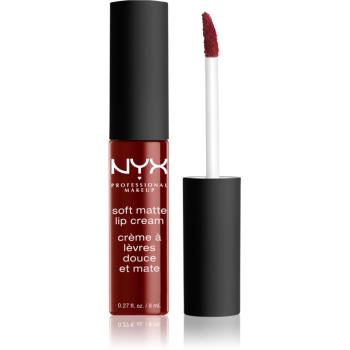 NYX Professional Makeup Soft Matte Lip Cream ruj lichid mat, cu textură lejeră culoare 27 Madrid 8 ml