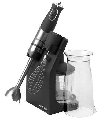 Concept Blender cu bară de 800 W cu tocător de 800 ml, bici, suport și mixer TM4735