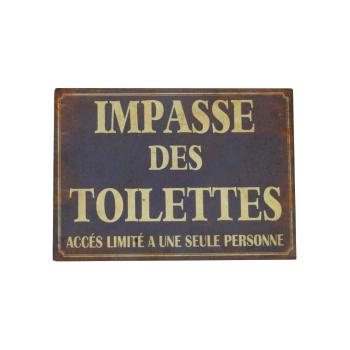 Tăbliță Antic Line Impasse Des Toilettes