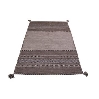 Covor din bumbac Floorita Antique Kilim, 120 x 180 cm, gri - bej