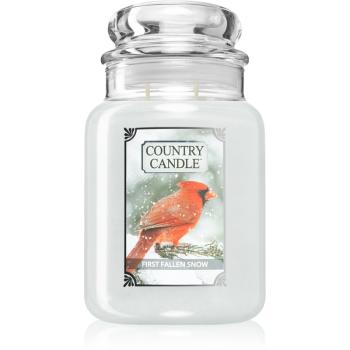Country Candle First Fallen Snow lumânare parfumată 680 g
