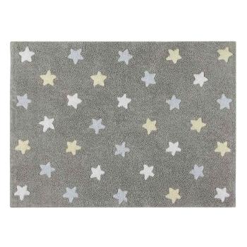 Dětský koberec s hvězdami Tricolor Stars Grey - Blue 