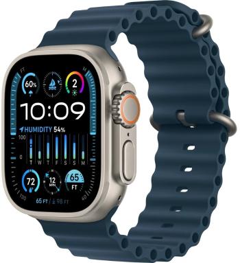 Apple Apple Watch Ultra 2 49 mm titan cu curea albastru ocean