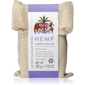 The Somerset Toiletry Co. Ministry of Soap Natural Hemp săpun solid pentru corp Lavender & Ylang Ylang 200 g