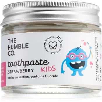 The Humble Co. Natural Toothpaste Kids pasta de dinti naturala pentru copii cu aroma de capsuni 50 ml