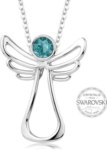 Levien Colier cu cristal turcoaz Guardian Angel