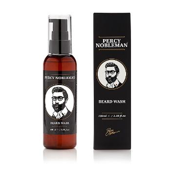 Percy Nobleman Șampon pentru barbă cu miros de lemn de cedru (Beard Wash) 100 ml