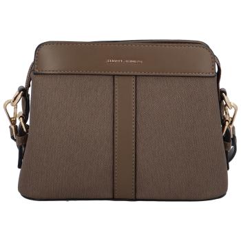 David Jones Geantă crossbody pentru femei 6812-2 Taupe