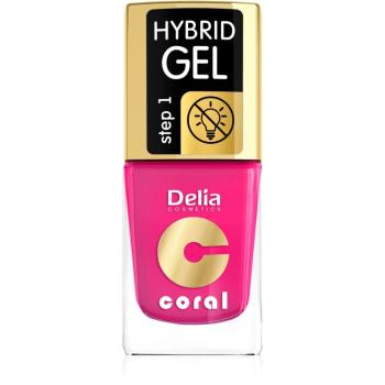 Delia Cosmetics Coral Nail Enamel Hybrid Gel lac de unghii sub forma de gel culoare 03 11 ml