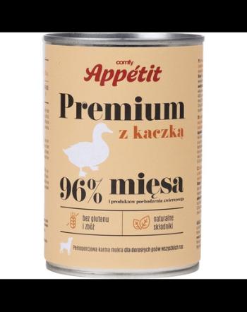 COMFY APPETIT PREMIUM pachet conserve hrana caine 6x400 g cu rata